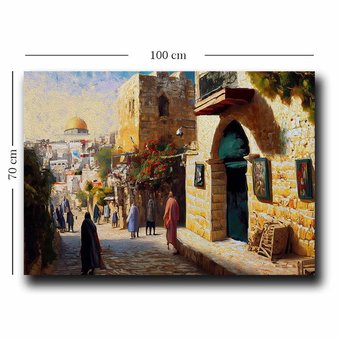 Wallity Cuadro Decorativo sobre Lienzo 70100GSC-023 Multicolor 70 x 100 cm